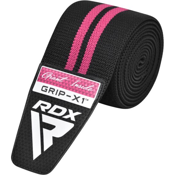 Bandes de genoux pour musculation et d'haltérophilie, Taille: Taille unique, Couleur: Rose, 4 image