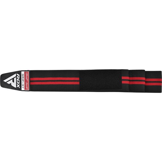 Bandes de genoux pour musculation et d'haltérophilie, Taille: Taille unique, Couleur: Rouge, 6 image