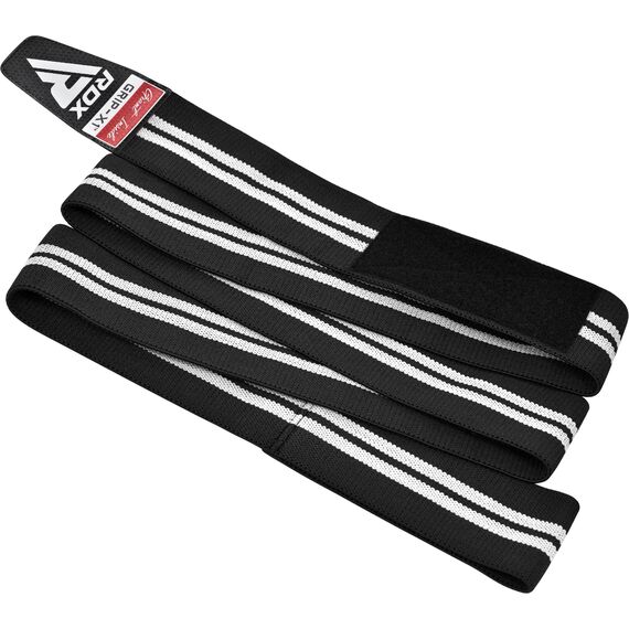 Bandes de genoux pour musculation et d'haltérophilie, Taille: Taille unique, Couleur: Blanc, 5 image