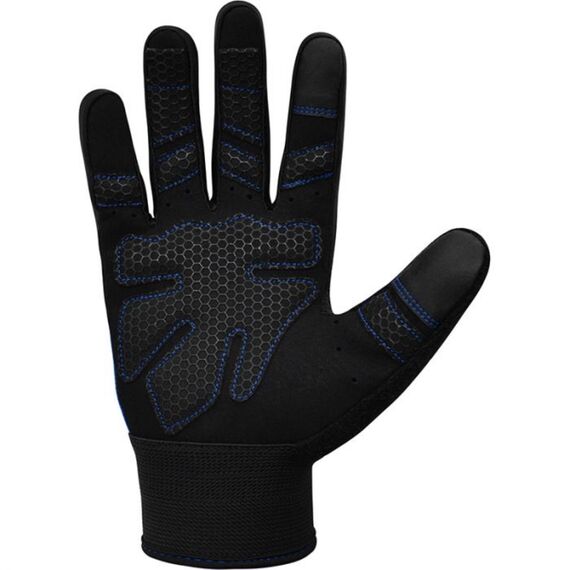 Vollfinger-Gewichtheberhandschuhe, Farbe: Blau, Grösse : M, 3 image