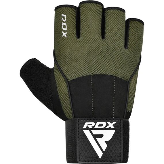 Gants de musculation W3 avec rembourrage EVA, Taille: L, Couleur: Kaki, 2 image