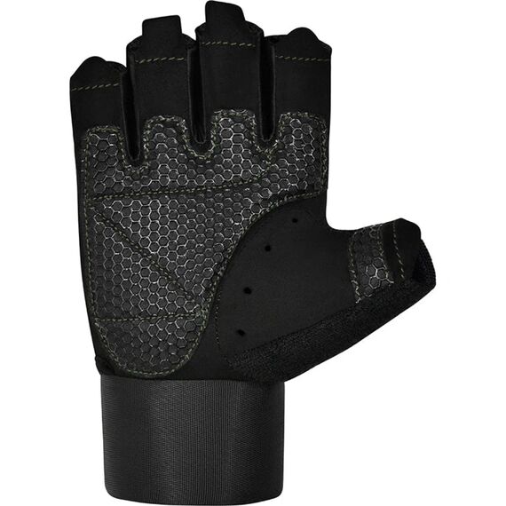 Gants de musculation W3 avec rembourrage EVA, Taille: L, Couleur: Kaki, 3 image