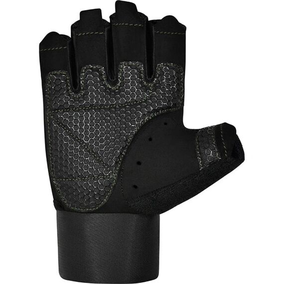 Gym Weight Lifting Gloves W3 with EVA padding, Size: S, Colour: Khaki, 3 image