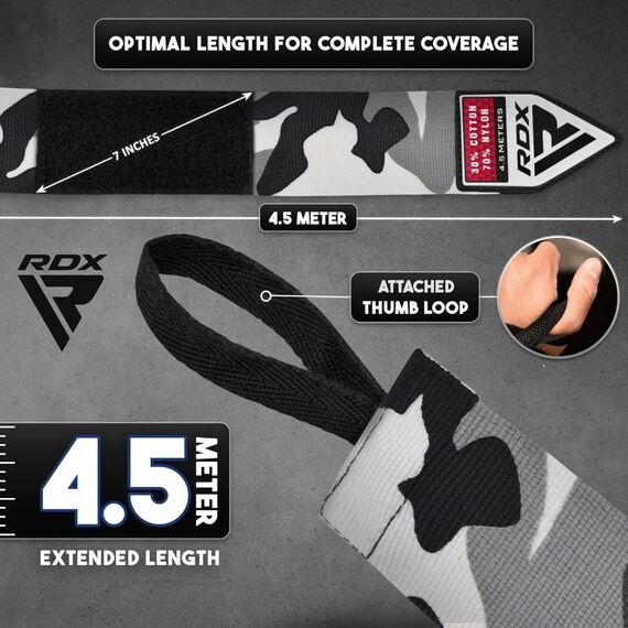 Hand Wraps Pro, Colour: Braun, 4 image