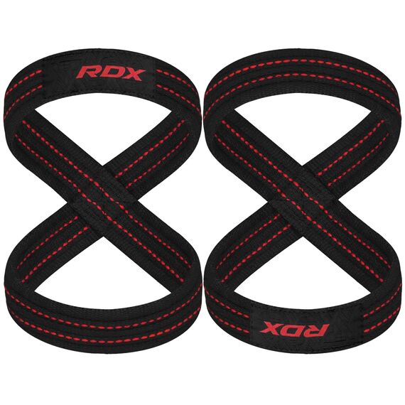RDX Gym Lifting Cotton Straps, Size: L, Colour: Rot