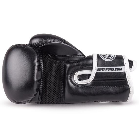 8 WEAPONS Boxing Gloves, Kids, Unlimited 2.0, black-white, 6 Oz, Colour: Schwarz, OZ: 6oz, 3 image