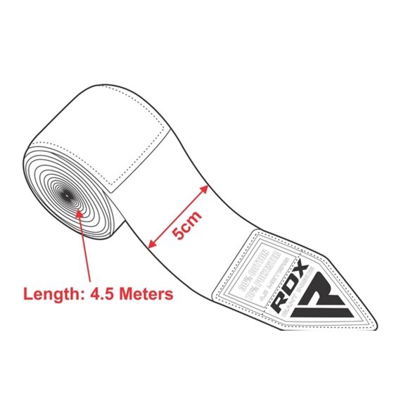 Hand Wraps Pro, Colour: Schwarz, 5 image