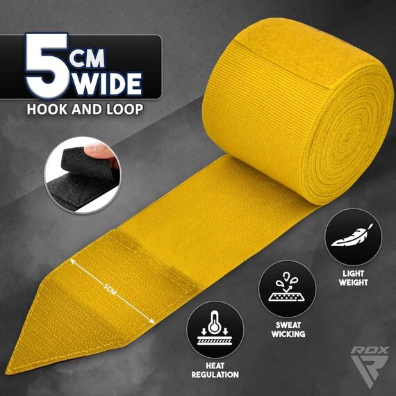Hand Wraps Pro, Colour: Yellow, 2 image