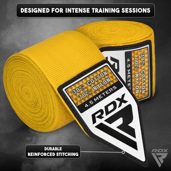 Hand Wraps Pro, Colour: Yellow, 6 image