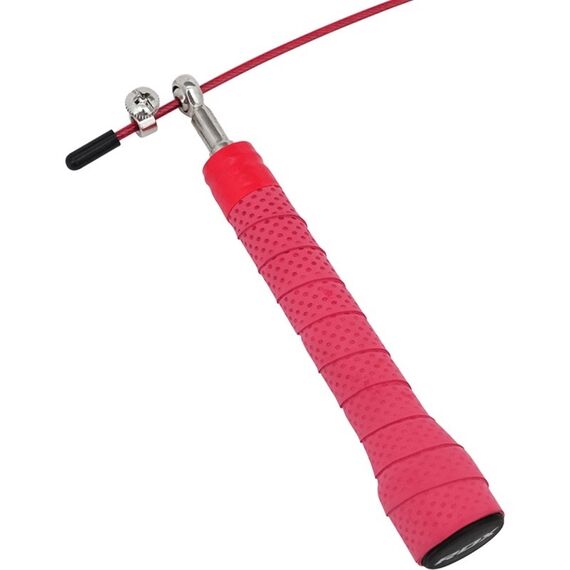 Corde à sauter avec poignées antidérapantes C11, Couleur: Rouge, Longueur: 3.04m, 2 image