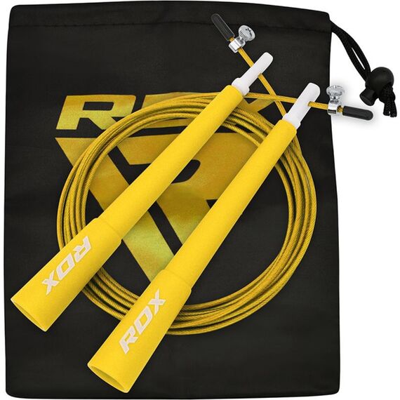Corde à sauter Réglable avec revêtement en PVC C8, Couleur: Jaune, Longueur: 3.04m, 7 image