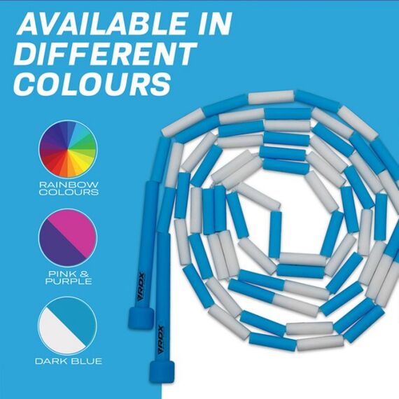 Geflochtenes Nylon-Springseil Für Kinder, 3 M, Verhedderungsfrei, Farbe: Blau, Länge: 3.0m, 6 image