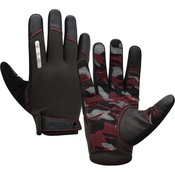 Touchscreen-freundliche Vollfinger-Fitness-Handschuhe, Bekleidungsgrösse: L, Farbe: Rot, 5 image