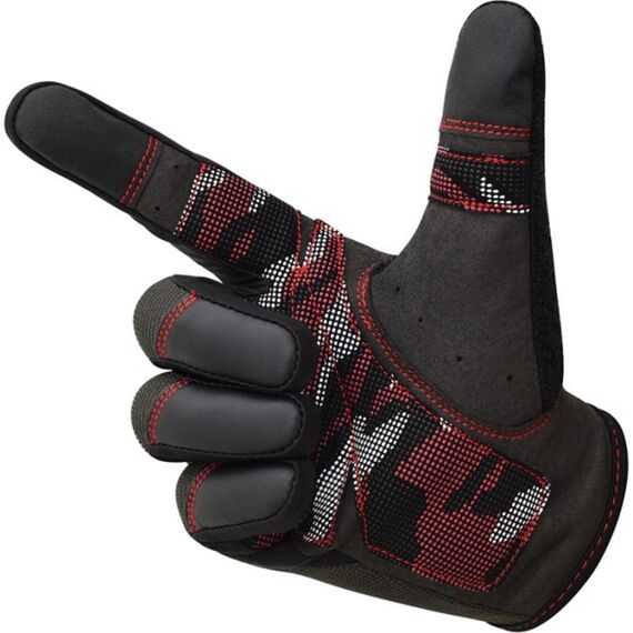 Touchscreen-freundliche Vollfinger-Fitness-Handschuhe, Bekleidungsgrösse: L, Farbe: Rot, 9 image