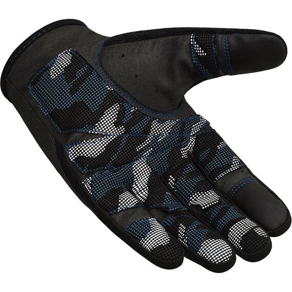 Gants de Fitness à doigt complet pour écran tactile, Taille: M, Couleur: Bleu, 5 image