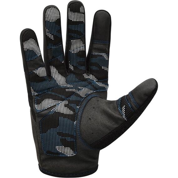 Gym Training Gloves T2 Full Blue-S, Size: S, Colour: Blue, 8 image