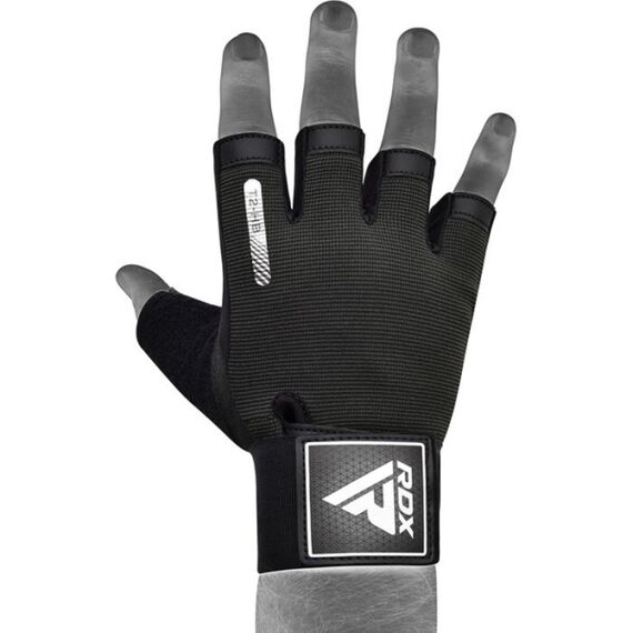 Gym Training Gloves T2 Half Black-L, Size: L, Colour: Schwarz, 8 image