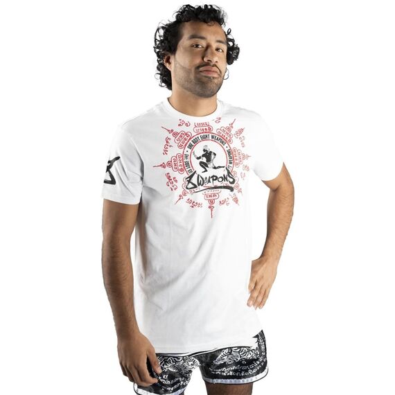 8 Weapons T-Shirt - Eight Ways, Bekleidungsgrösse: M, Farbe: Weiss, 3 image