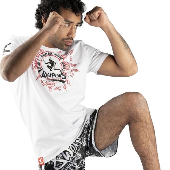 8 Weapons T-Shirt - Eight Ways, Bekleidungsgrösse: M, Farbe: Weiss, 4 image