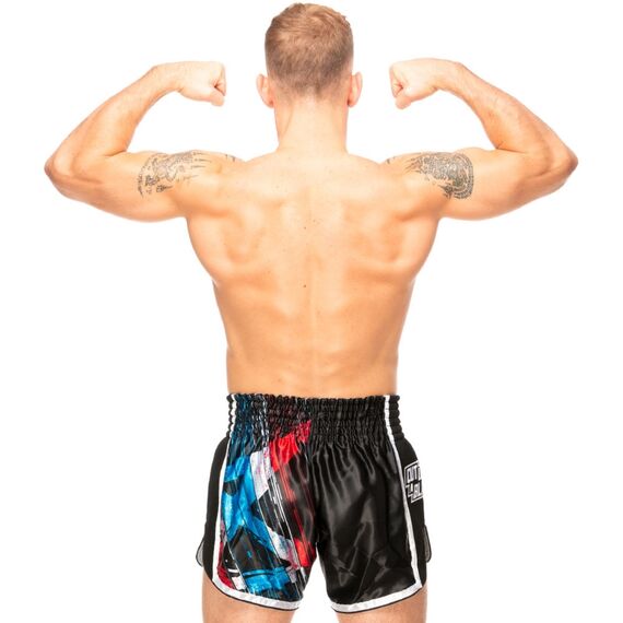 8 Weapons Muay Thai Short Super Mesh – Cut like a Blade, Taglia: XL, Colore: Nero, Size: XL, 8 image