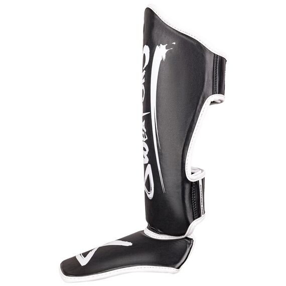 8 WEAPONS Shin Guards, Kids, Unlimited 2.0, black-white, S/M, Size: S/M, Colour: Schwarz, 4 image