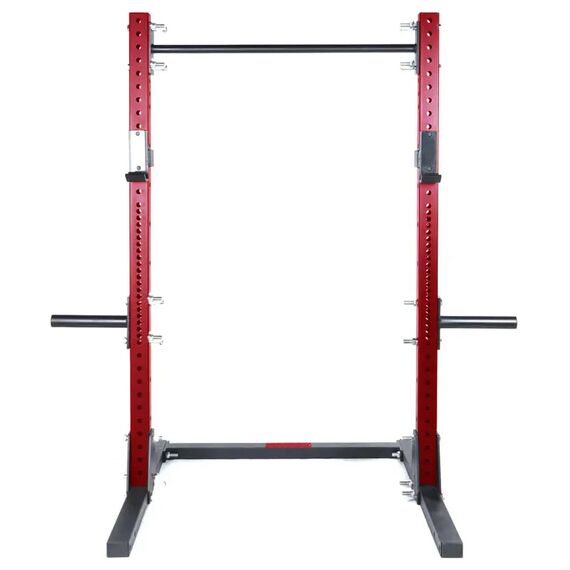 Rack station / steel squat cage pro | Red 180 CM