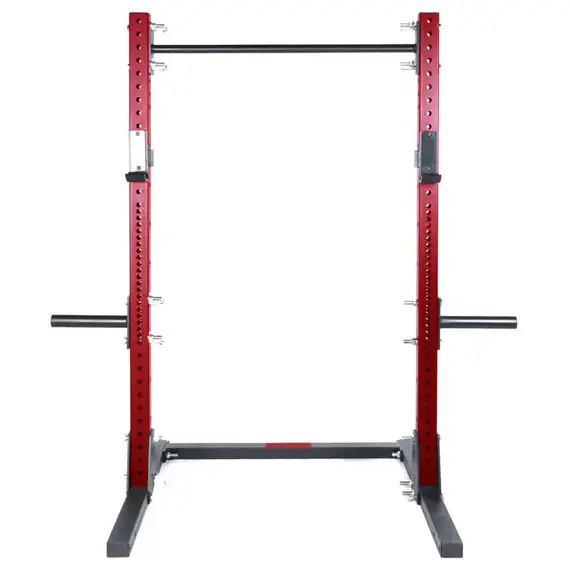 Rack station / steel squat cage pro | Red 180 CM