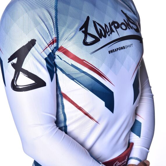 T-shirt de compression à manches longues - Shift, Taille: L, Couleur: Blanc, 7 image