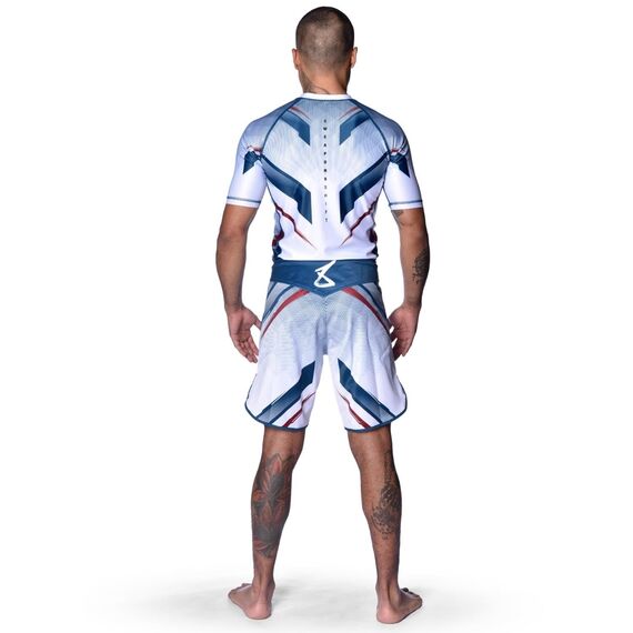 T-shirt de compression à manches courtes Shift, Taille: 2XL, Couleur: Blanc, 2 image
