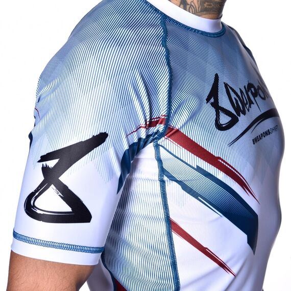 T-shirt de compression à manches courtes Shift, Taille: 2XL, Couleur: Blanc, 8 image