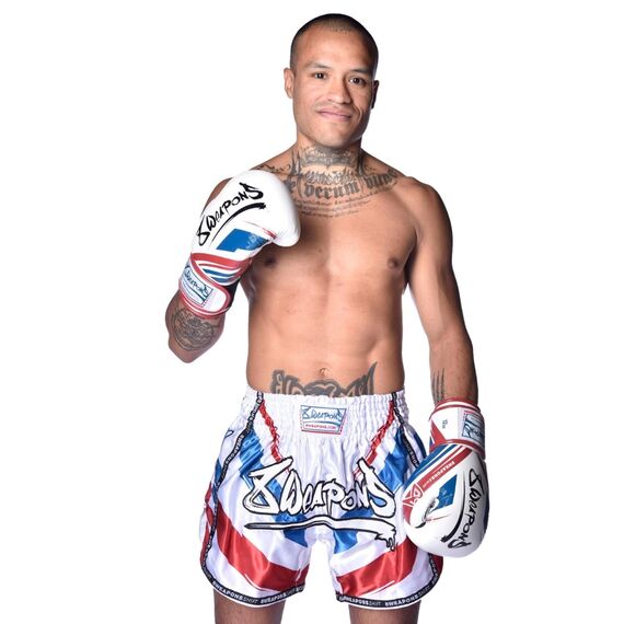 8 WEAPONS Boxing Gloves, Shift, white-navy-red, 10 Oz, Colour: Weiss, OZ: 10oz, 6 image