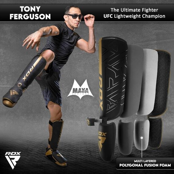 Shin Instep F6, Size: M, Colour: Schwarz, 3 image