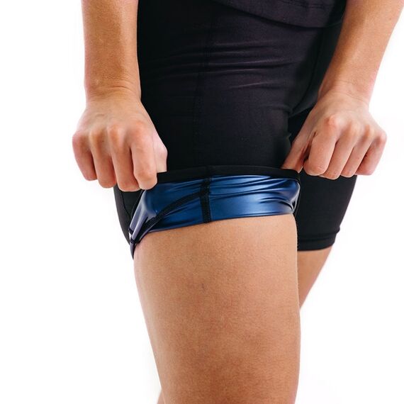 Schwitzshorts für Damen, Bekleidungsgrösse: M, Farbe: Schwarz, 5 image