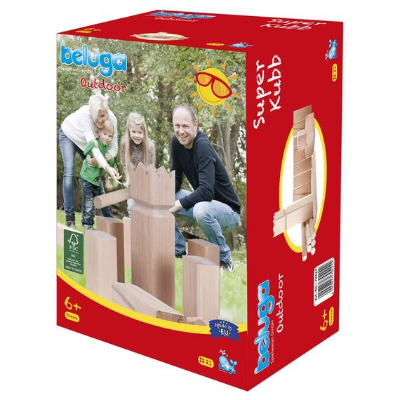 Super Kubb wooden game Beluga