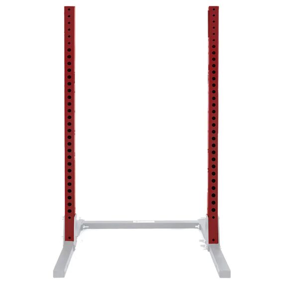 Squat rack uprights GladiatorFit (set of 2) | Red 200 CM, 3 image