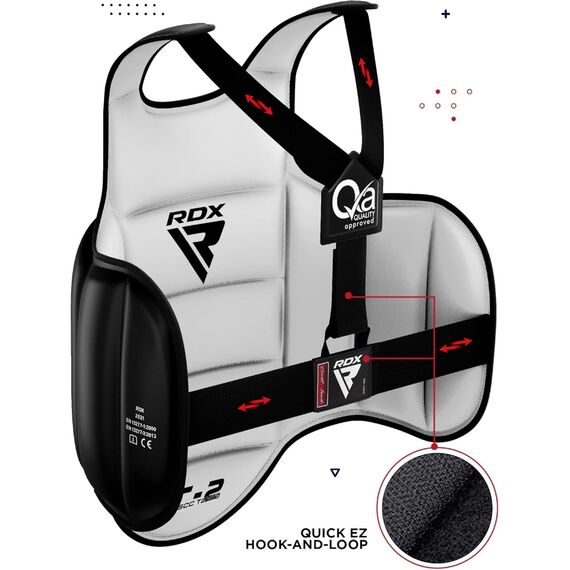 Semi contact chest guard SCC-T2, Size: 2XL, Colour: Schwarz, 4 image