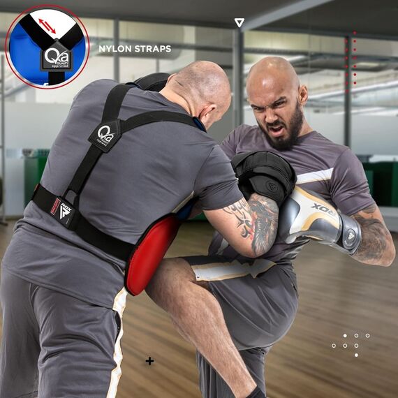 Semi contact chest guard SCC-T2, Size: 2XL, Colour: Rot, 2 image