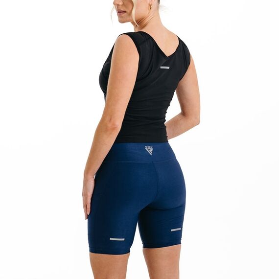 Women's sweat shorts, Size: L, Colour: Blue, 2 image