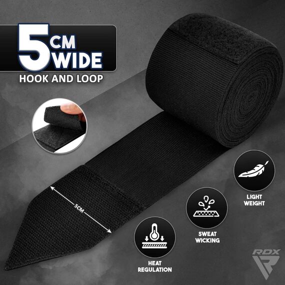 Professionelle Boxbandagen – 3er-Set, Farbe: Schwarz, Länge: 4.5m, 2 image