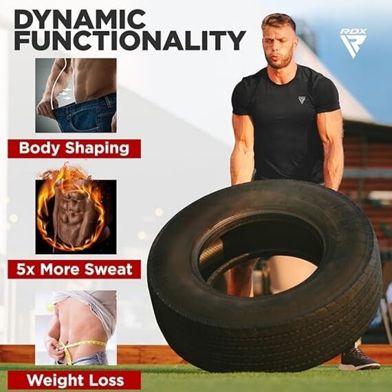 Sweat T-Shirt Men For Weight Loss, Size: M, Colour: Blue, 2 image