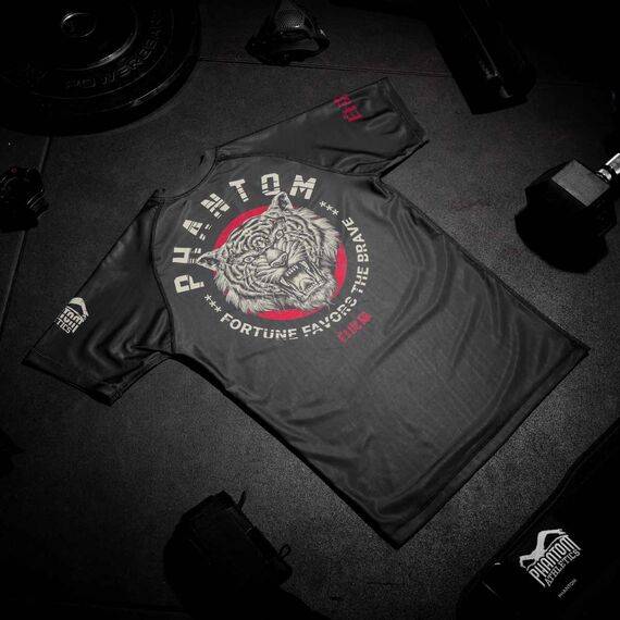 Rashguard EVO Tiger Unit, Bekleidungsgrösse: L, Farbe: Schwarz, 4 image