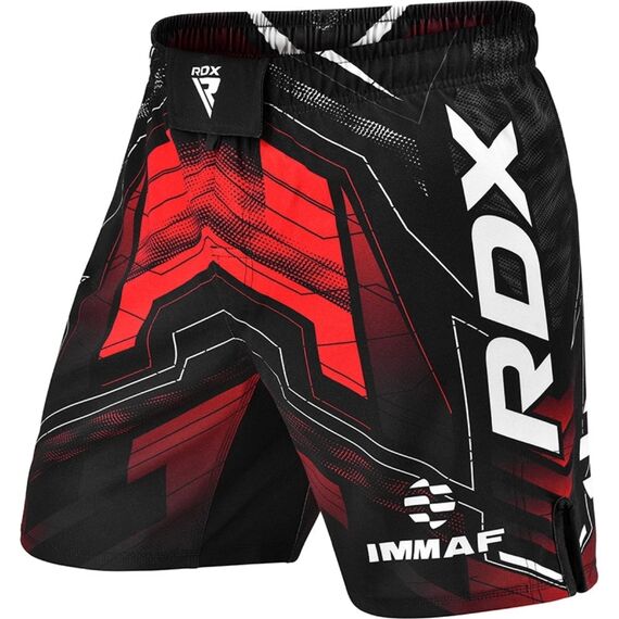 MMA-Shorts IMMAF, Bekleidungsgrösse: L, Farbe: Rot
