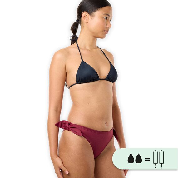 Bas de maillot de bain menstruel "Ligie" Femme Smoon | Rouge S, 5 image