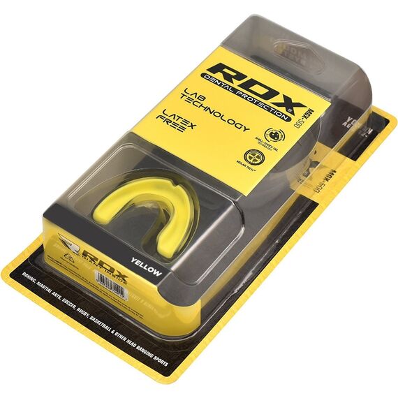 Gel Gum Shield Mouth Guard Yellow, Size: One Size, Colour: Yellow, 4 image