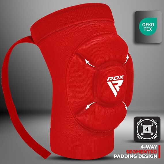 Genouillères MMA, Taille: L, Couleur: Rouge, 2 image