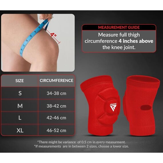 Genouillères MMA, Taille: L, Couleur: Rouge, 3 image