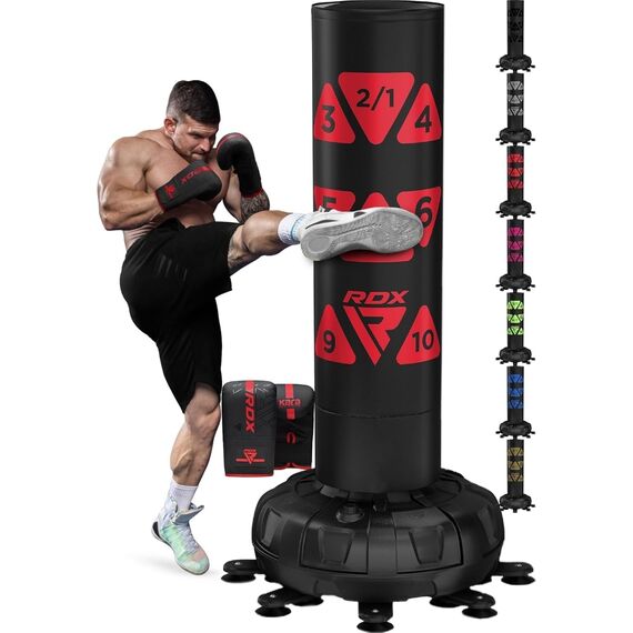Free Standing Target Black+ Bag Mitts, Colour: Rot, Length: 1.8m