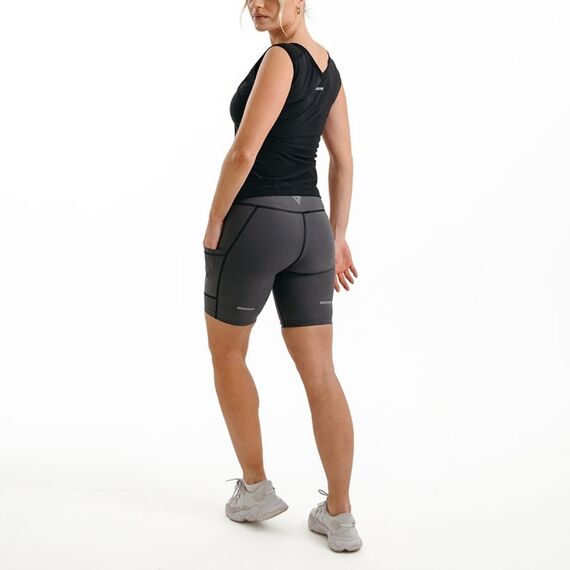 Schwitzshorts für Damen, Bekleidungsgrösse: XL, Farbe: Grau, 2 image