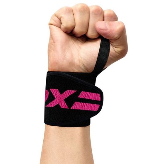 Gewichtheber Handgelenkbandage mit Daumenschlaufen, Farbe: Pink, 7 image
