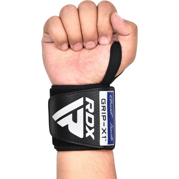 RDX Wrist Support Wraps for Weight Lifting, Size: One Size, Colour: Blue, 3 image